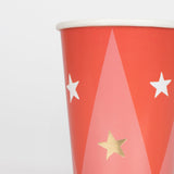 Circus Party Cups (x8)