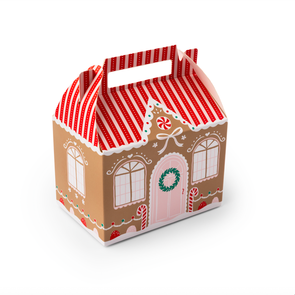 SWEET GINGERBREAD HOUSE COOKIE BOXES (x8)