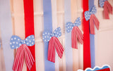 Stars and Stripes Bow Banner
