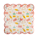 School Icons Plates (x8)