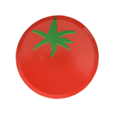 Le Dinner Tomato Plates (x8)
