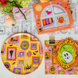 Monster Mash Die-Cut Ghost Frame Guest Napkins (x16)
