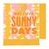 Made For Sunny Days Fringe Napkins (x16)