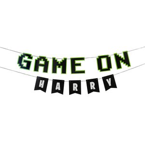 Game On Personalized Name Banner (2 Pc)