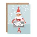 Christmas Shelf Elf Scratch-off Card