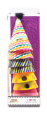 Mini Rainbow Pom Pom Party Hats (x8)