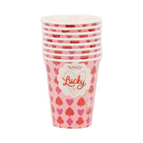 Queen of Hearts Party Cups (x8)
