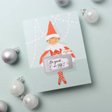 Christmas Shelf Elf Scratch-off Card