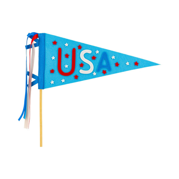 USA Summertime Felt Pennant Banner