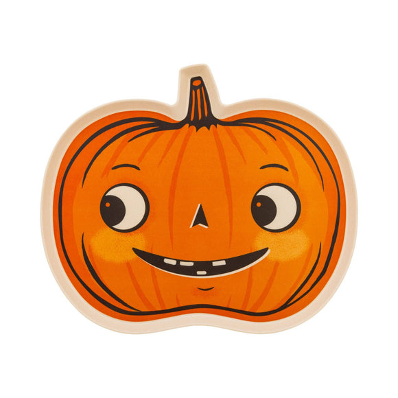Vintage Pumpkin Bamboo Tray