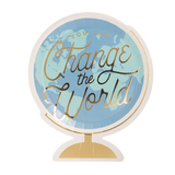 Change the World Globe Paper Plates (x8)