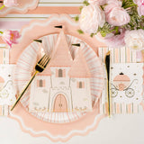 Princess Castle Shaped Plates (x8)