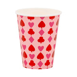 Queen of Hearts Party Cups (x8)