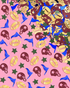 Football Confetti - 200 pc foil confetti
