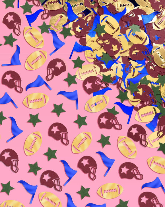 Football Confetti - 200 pc foil confetti