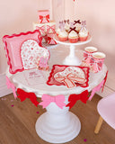 Vintage Bow Pattern Dinner Napkins (x24)