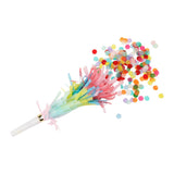 Rainbow Fringe Party Confetti Blowers Set (x6)