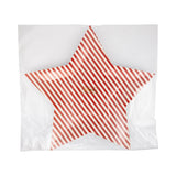 Striped Star Shaped Paper Plates (x8)