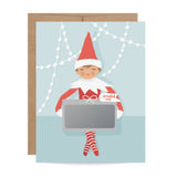 Christmas Shelf Elf Scratch-off Card