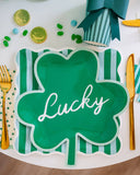 Lucky Shamrock Shaped Plates (x8)