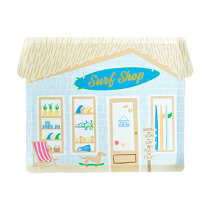Surf's Up "Surf Shop" Large Plates (x8)