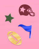 Football Confetti - 200 pc foil confetti