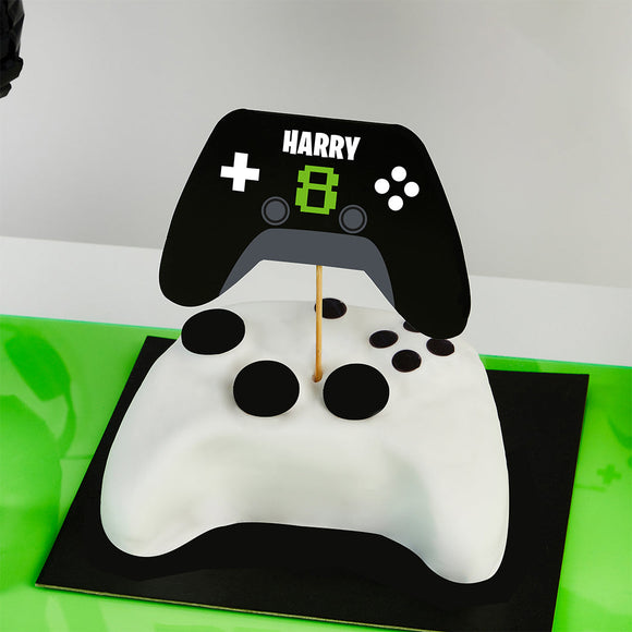 Game Controller Personalized Cake Topper