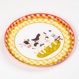 Farm Animal Plates (x8)
