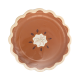 Pumpkin Pie Paper Plates (x8)