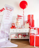 Santa Head Paper Plate (x8)