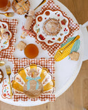 Corn Shaped Paper Napkins (x24)