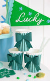 Green and Mint Bow Cups (x8)