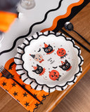 Vintage Halloween Characters Plates (x8)
