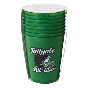 Football Tailgate Frost Flex Cups (x8)