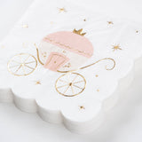 Princess Coach Beverage Napkins (x16)