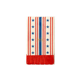 Stars and Stripes Scallop Dinner Napkins (x24)