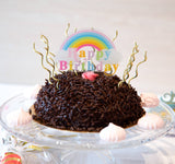 Gold Spiral 12 Candle Set