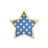 Hamptons Star Shaped Bamboo Reusable Tray Set of 3