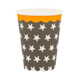 Vintage Stars Halloween Party Cups (x8)