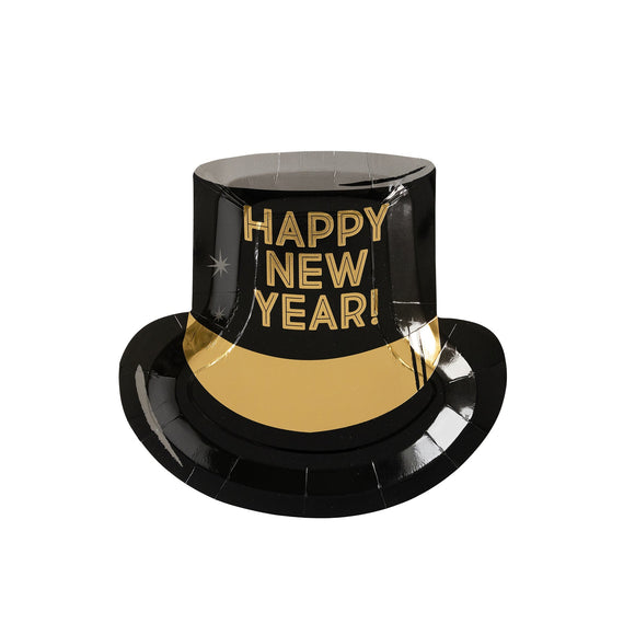 New Year's Hat Plate (x8)