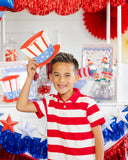 Uncle Sam Hat Paper Plates (x8)