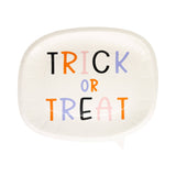 Trick or Treat Word Bubble Shaped Paper Plates (x8)