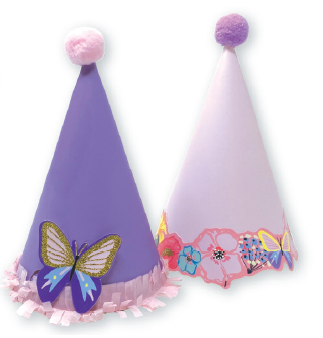 Butterfly Floral Party Hats