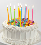 Neon Rainbow Gradient 12Pc Candle Set