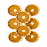 Pumpkin Pie Dessert Plate (x8)