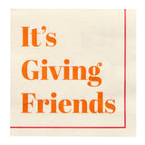 'It's Giving Friends' Napkins (x26)