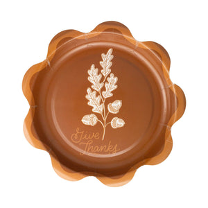 Give Thanks Dessert Paper Plate (x8)