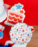 USA Summer Treats 9" Plates (x8)