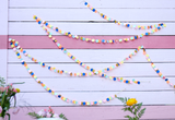 Rainbow Confetti Garland