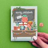 Christmas Teacher Scratch-off Card
